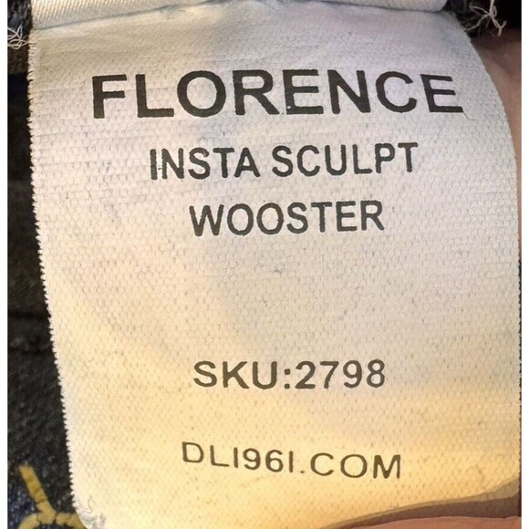 DL1961 Florence Ankle Mid Rise Instasculpt Wooster Skinny Jeans Price 26 - Picture 8 of 15